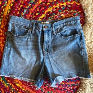 Madewell Women Cutoff Denim Jean Shorts Size 31
